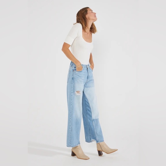 Devon Patchwork Wide Leg - South Shore - Picture 3 of 5